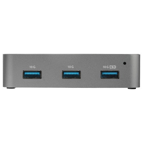 StarTech.com HB31C4AS interface hub USB 3.2 Gen 2 (3.1 Gen 2) Type-C 10000 Mbit/s Black, Gray