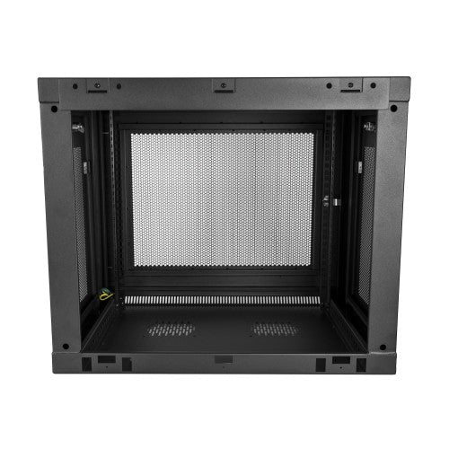 StarTech.com RK9WALM rack cabinet 9U Wall mounted rack Black