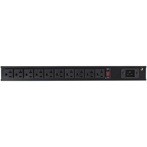 StarTech.com RKPW101920 power distribution unit (PDU) 10 AC outlet(s) 1U Black