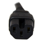 StarTech.com PXT515C154 power cable Black 47.2" (1.2 m) NEMA 5-15P C15 coupler