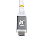 StarTech.com CC50CM80GUSB4CABLEW USB cable USB4 Gen 4x2 19.7" (0.5 m) USB C White