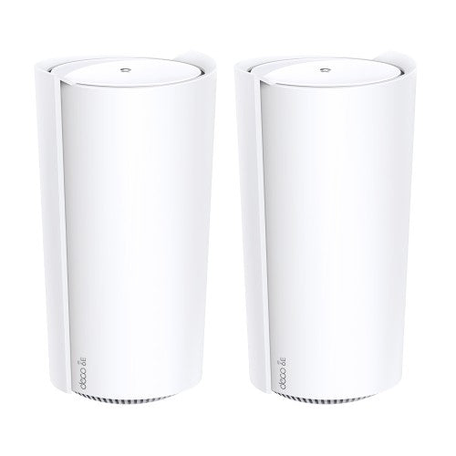 TP-Link Deco XE200(2-pack) Tri-band (2.4 GHz / 5 GHz / 6 GHz) Wi-Fi 6E (802.11ax) White 1 Internal