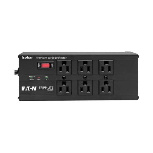Tripp Lite IBAR6ULTRAUSBB surge protector Black 6 AC outlet(s) 110 - 125 V 120.1" (3.05 m)