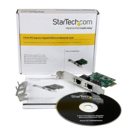 StarTech.com ST1000SPEXD4 network card Internal Ethernet 2000 Mbit/s