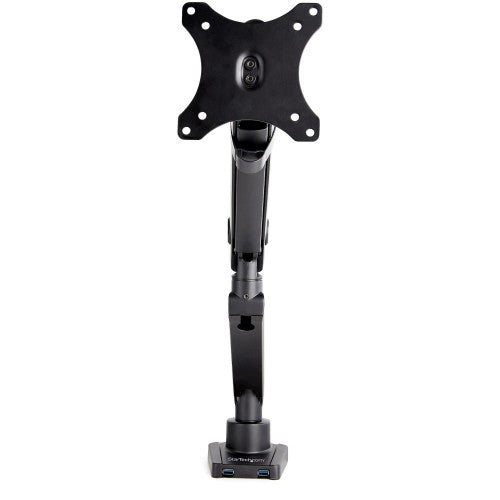 StarTech.com ARMSLIM2USB3 monitor mount / stand 34" Desk Black