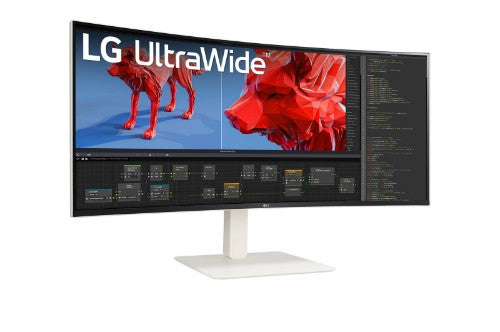 LG 38BR85QC-W computer monitor 38" 3840 x 1600 pixels UltraWide Quad HD+ LCD White