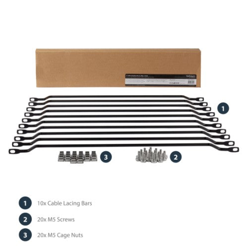 StarTech.com CMLB102 rack accessory Cable lacing bar