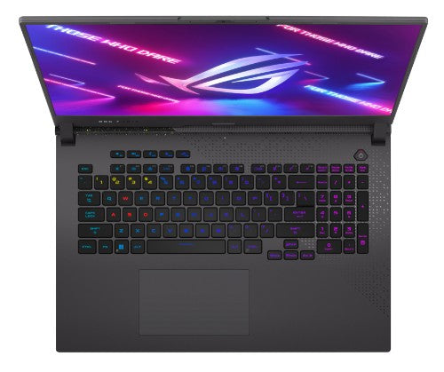 ASUS ROG Strix G17 G713PV-DS91-CA laptop AMD Ryzen™ 9 7945HX 17.3" Wide Quad HD 16 GB DDR5-SDRAM 1 TB SSD NVIDIA GeForce RTX 4060 Wi-Fi 6E (802.11ax) Windows 11 Home Black, Gray
