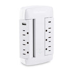 CyberPower CSP600WSURC5 surge protector White 6 AC outlet(s) 125 V