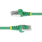 StarTech.com NLGN-1F-CAT6A-PATCH networking cable Green 12" (0.305 m) S/FTP (S-STP)