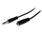 StarTech.com MU2MMFS audio cable 78.7" (2 m) 3.5mm Black