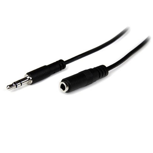 StarTech.com MU2MMFS audio cable 78.7" (2 m) 3.5mm Black