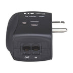 Tripp Lite TRAVELER100BT surge protector Black 2 AC outlet(s) 120 V