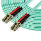 StarTech.com 450FBLCLC10 InfiniBand/fibre optic cable 393.7" (10 m) LC Aqua color