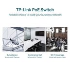TP-Link TL-SG1428PE network switch Managed L2 Gigabit Ethernet (10/100/1000) Power over Ethernet (PoE) 1U Black