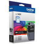 Brother LC401BKS ink cartridge 1 pc(s) Original Standard Yield Black