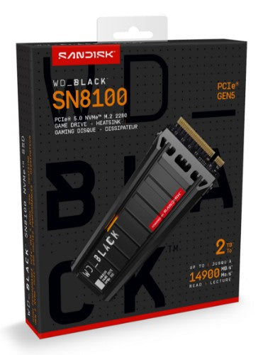 Western Digital Black WD_BLACK SN8100 NVMe 2 TB M.2 PCI Express 5.0 TLC 3D NAND