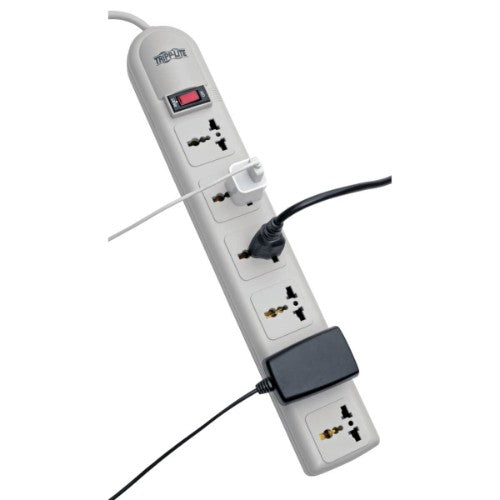 Tripp Lite SUPER6OMNID surge protector Gray 6 AC outlet(s) 220-250 V 70.9" (1.8 m)