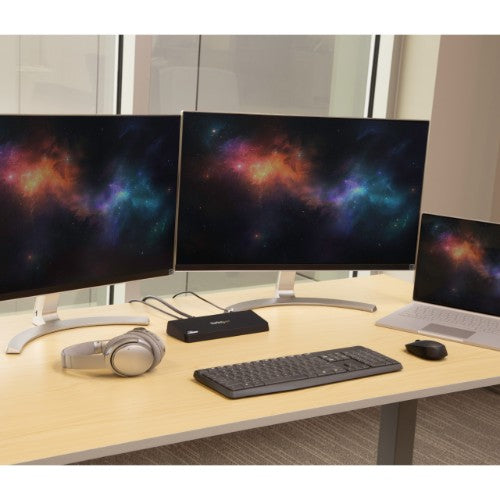 StarTech.com USB3DOCKHDPC laptop dock/port replicator Wired USB 3.2 Gen 1 (3.1 Gen 1) Type-B Black