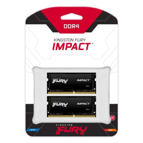 Kingston Technology FURY Impact memory module 64 GB 2 x 32 GB DDR4 3200 MT/s