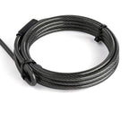 StarTech.com LTLOCKNANO cable lock Black, Stainless steel 78.7" (2 m)