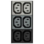 Tripp Lite PDU3V6L2130 power distribution unit (PDU) 48 AC outlet(s) 0U Black