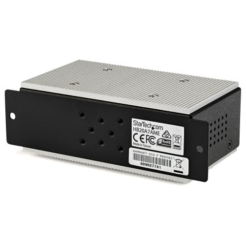 StarTech.com HB20A7AME interface hub USB 2.0 Type-B 480 Mbit/s Black