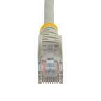 StarTech.com 50 ft Gray Snagless Category 5e (350 MHz) UTP Patch Cable networking cable 600" (15.2 m)