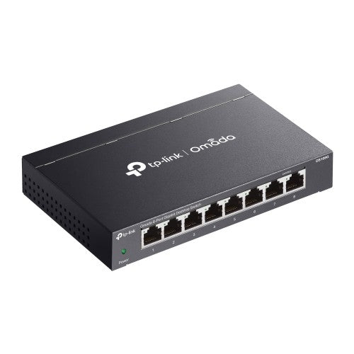 TP-Link Omada DS108G network switch Unmanaged Gigabit Ethernet (10/100/1000) Black