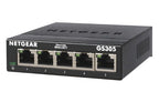 NETGEAR GS305-300PAS network switch Unmanaged L2 Gigabit Ethernet (10/100/1000) Black
