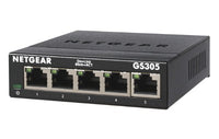 NETGEAR GS305-300PAS network switch Unmanaged L2 Gigabit Ethernet (10/100/1000) Black
