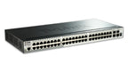 D-Link DGS-1510-52X network switch Managed L3 Gigabit Ethernet (10/100/1000) 1U Black