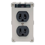 Tripp Lite IBLOK2-0 surge protector Black, Gray 2 AC outlet(s) 120 V