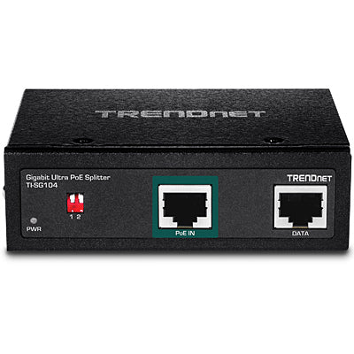 Trendnet TI-SG104 network splitter Power over Ethernet (PoE) Black