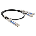 AddOn Networks DAC-Q56DD-2Q28-2M-AO InfiniBand/fibre optic cable 78.7" (2 m) 2xQSFP28 QSFP-DD Black, Silver