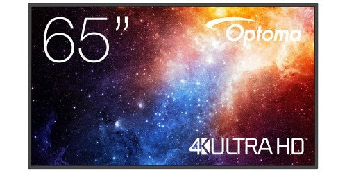 Optoma N3651K Digital signage flat panel 65" LED Wi-Fi 450 cd/m² 4K Ultra HD Black Android 11 24/7