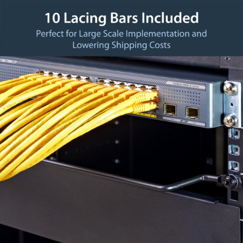 StarTech.com CMLB102 rack accessory Cable lacing bar
