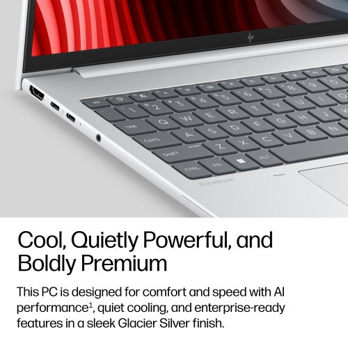 HP EliteBook 8 G2a 16 inch Notebook Next Gen AI PC Wolf Pro Security Edition Copilot+ PC Laptop 16" Touchscreen WUXGA 32 GB LPDDR5x-SDRAM 512 GB SSD Wi-Fi 7 (802.11be) Windows 11 Pro Silver