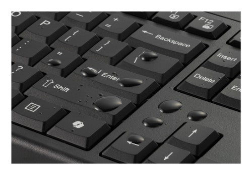 Kensington KM270 EQ keyboard Mouse included Office RF Wireless + Bluetooth QWERTY US English Black