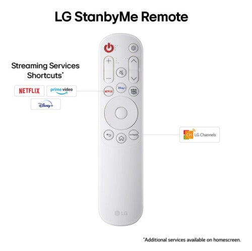 LG StanbyME computer monitor 27" 1920 x 1080 pixels Full HD LED White