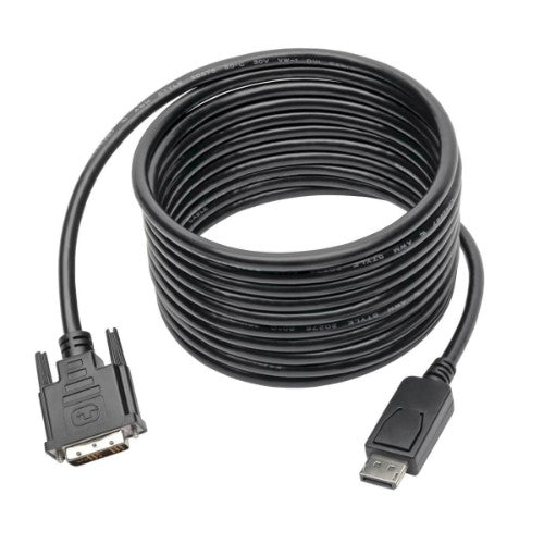 Tripp Lite P581-015 video cable adapter 177.2" (4.5 m) DisplayPort DVI-D Black