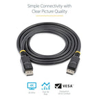 StarTech.com DISPL50CM DisplayPort cable 19.7" (0.5 m) Black