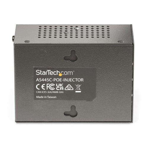 StarTech.com AS445C-POE-INJECTOR PoE adapter 2.5 Gigabit Ethernet, 5 Gigabit Ethernet, Fast Ethernet, Gigabit Ethernet