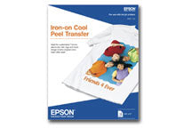 Epson Iron-on Cool Peel Transfer - 8.5" x 11" - 10 Sheet printing paper
