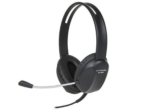 Cyber Acoustics AC-4000 headphones/headset Wired Head-band Black