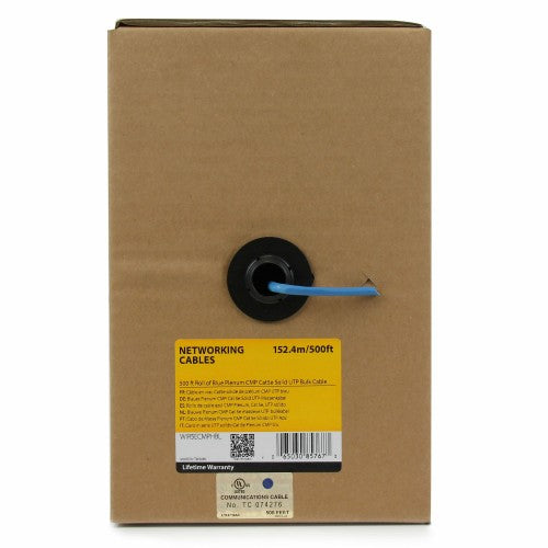 StarTech.com WIR5ECMPHBL networking cable Blue 6000" (152.4 m) Cat5e U/UTP (UTP)