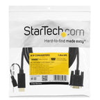StarTech.com HD2VGAMM6 video cable adapter 74.8" (1.9 m) VGA (D-Sub) HDMI + Micro USB Black