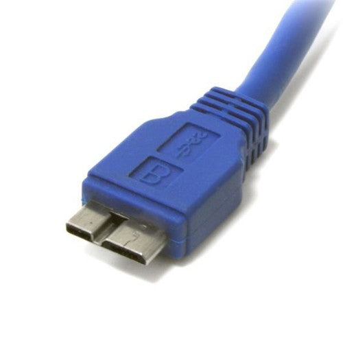StarTech.com USB3SAUB3 USB cable 35.4" (0.9 m) USB A Micro-USB B Blue