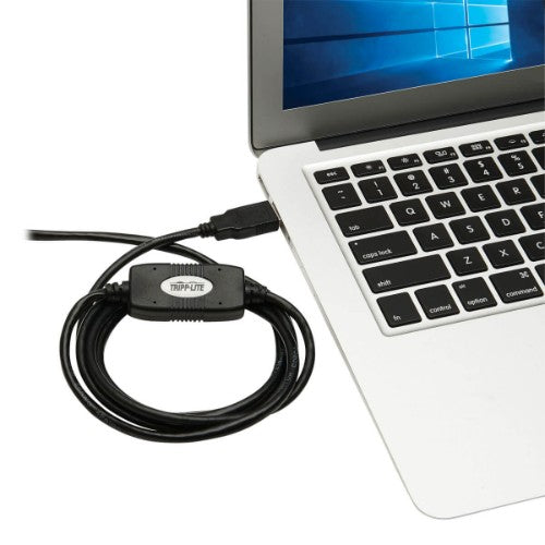 Tripp Lite U009-006-RJ45-X cable gender changer RJ-45 USB 2.0 Type-A Black