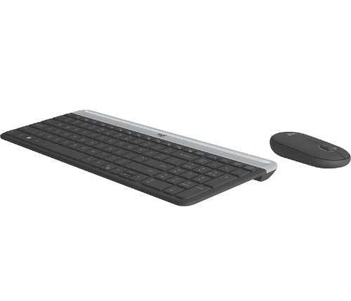 Logitech 920-009437 keyboard Mouse included Office RF Wireless English Graphite